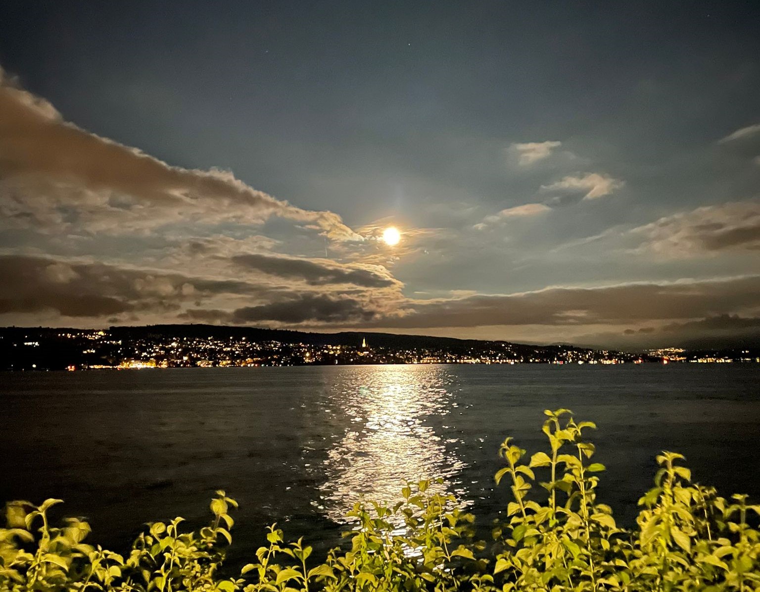 Sonnenaufgang über dem Zürichsee